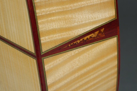 Amboyna inlay Amboyna inlay